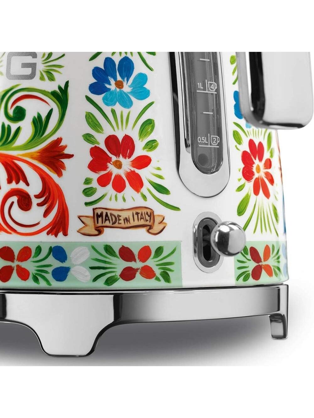 New In Box Smeg x Dolce & Gabbana Electric Kettle Sicily Is My Love - Picture 6 of 7